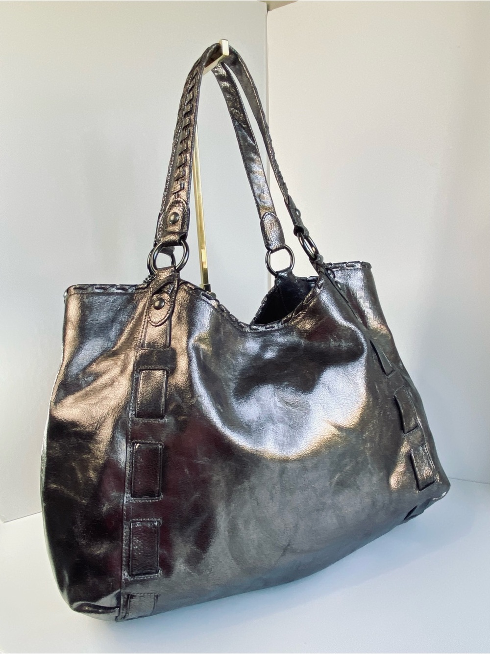 Coach XL Dylan Tote – Limited Edition Metallic Whipstitch - Picture 10 of 16